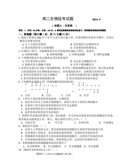 试卷模板