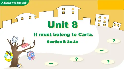 人教版九年级上英语Unit8SectionB2a-2e优质课件
