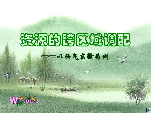 资源的跨区域调配(人教版必修三)精品PPT教学课件