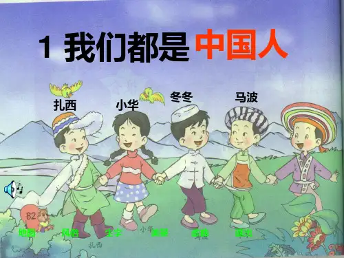 《我们都是中国人》优质课件