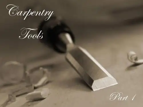 木工工具英文Carpentry_Tools_1