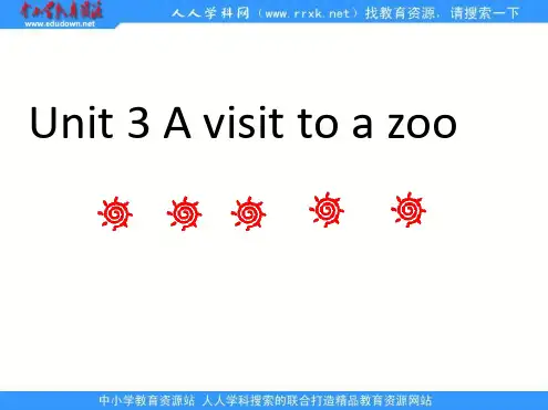 英语五年级上册Unit3AVisittotheZoo课件之一.ppt