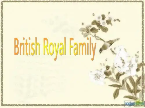British Royal Family 英国皇室