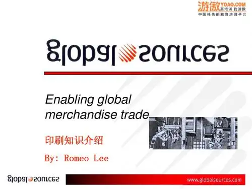 印刷知识介绍(PPT 29页)