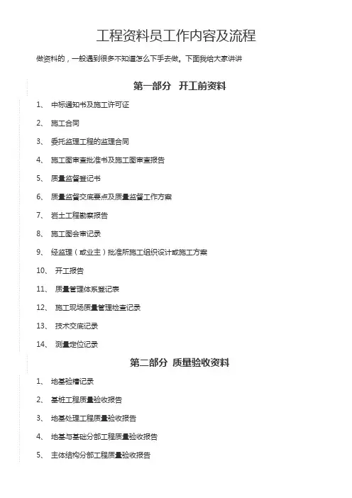 资料员