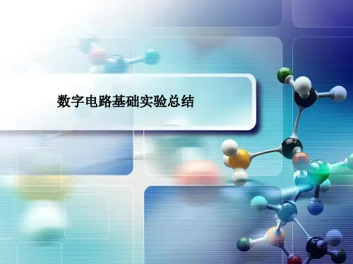 数字电路基础实验:数字电路基础实验总结