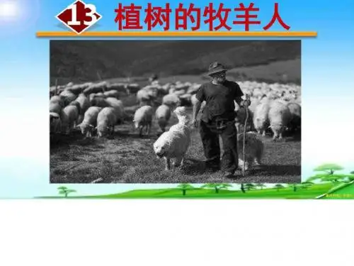 13.植树的牧羊人_初一语文_语文_初中教育_教育专区.ppt