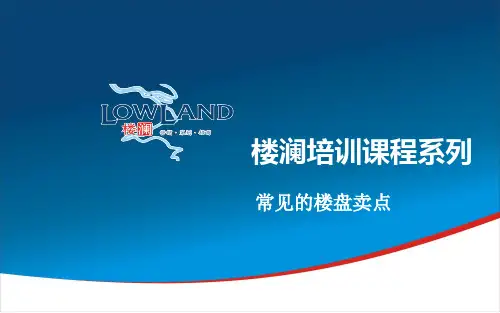 常见楼盘卖点