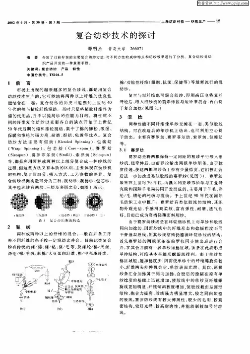 复合纺纱技术的探讨