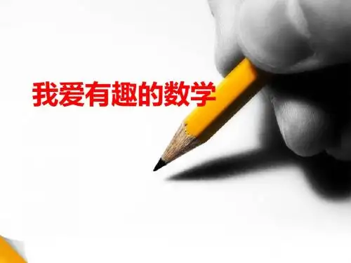 我爱有趣的数学
