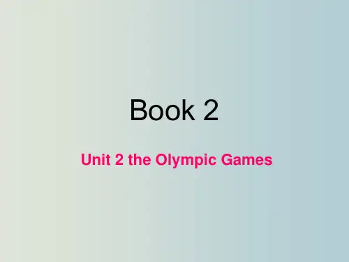 高一英语 The Olympic Games课件