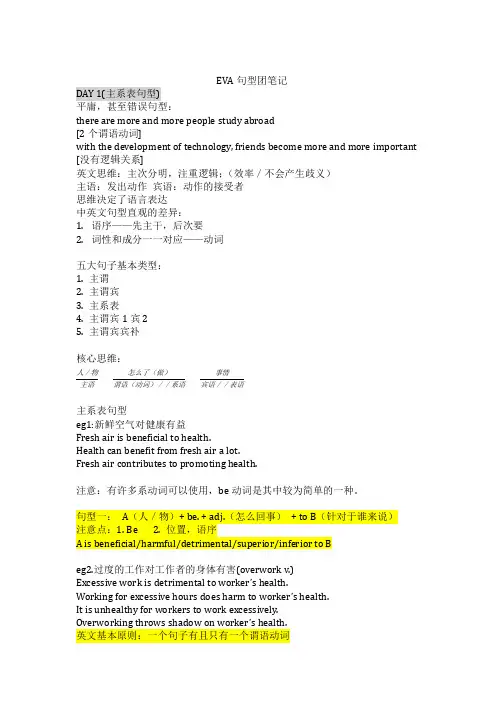 托福雅思写作句型必背(考生自己整理)
