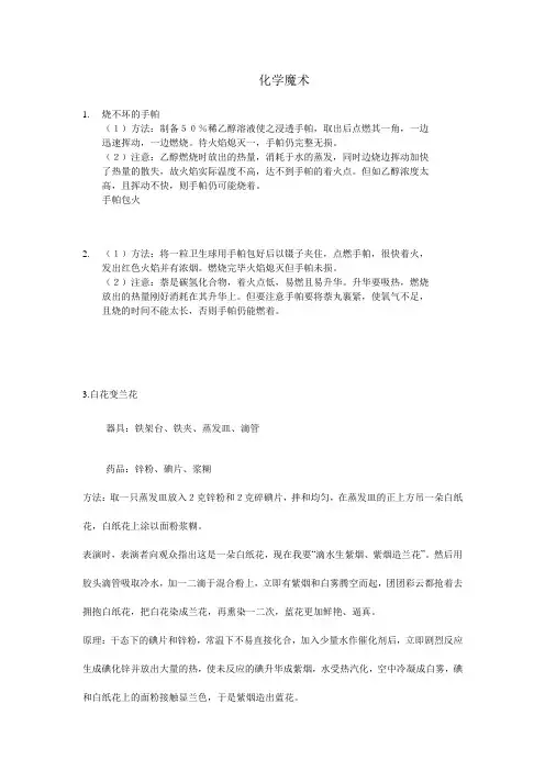 魔法化学