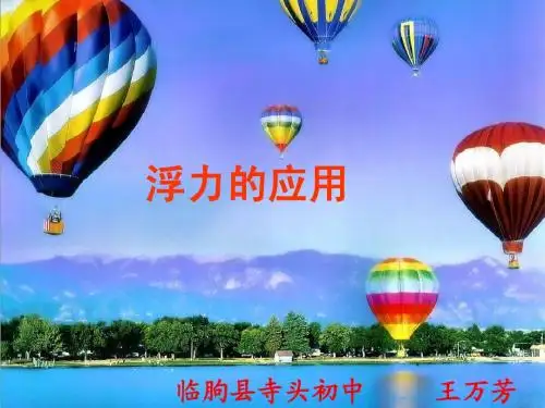 《浮力的应用》ppt