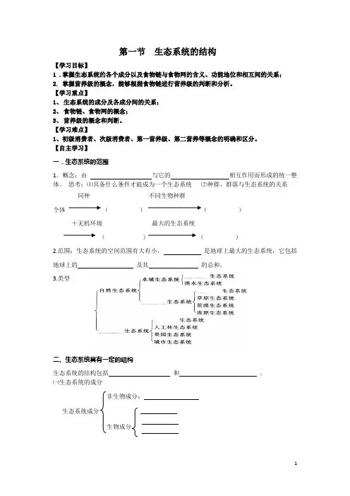 第一节  生态系统的结构1