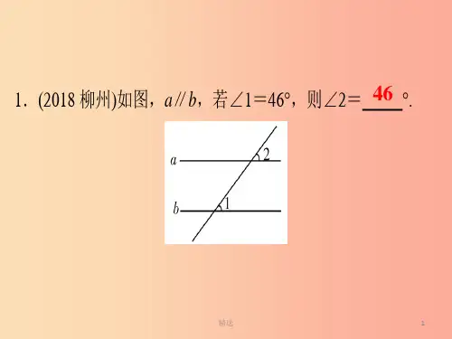 201X年中考数学总复习第十章填空题第37讲课堂本课件