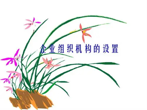 《企业组织结构类型》PPT课件