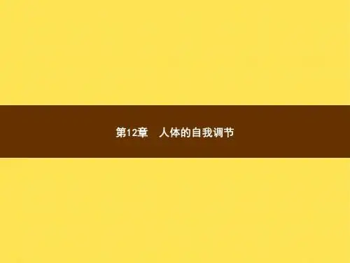 2015-2016学年七年级下生物北师大版课件：12.1 神经系统与神经调节