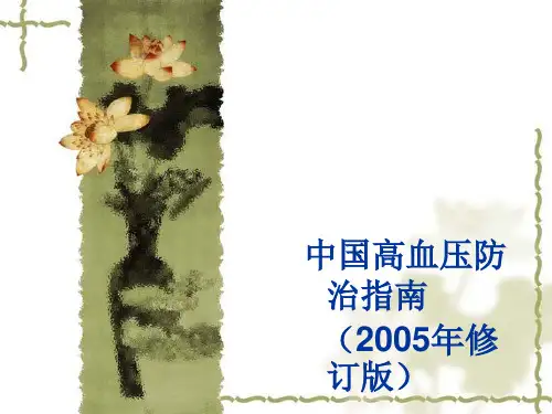 高血压防治小讲课