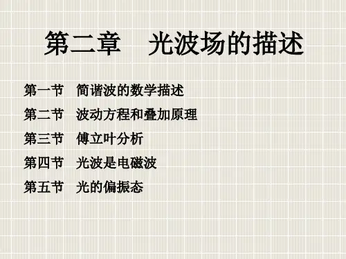 光波场描述