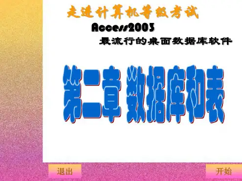 第二章数据库和表
