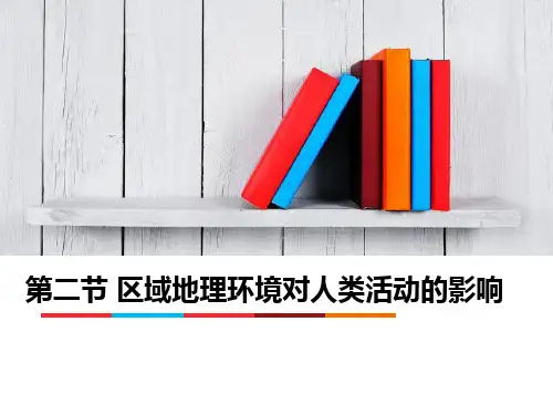 必修三第一章第二节区域地理对人类活动影响和第三节人类活动对区域的影响