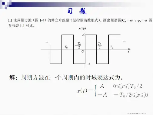 机械工程测试技术基础习题与解答第一章