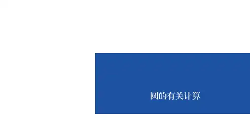 2020年年九年级数学中考复习课件:圆的有关计算(56张PPT)