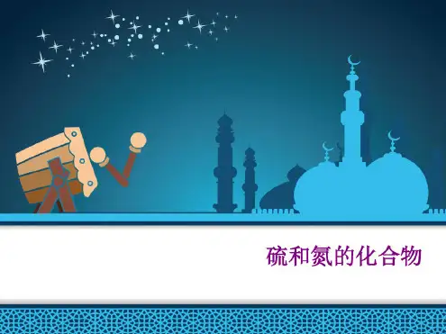 硫和氮的化合物