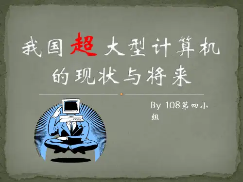 我国超级计算机的现状与将来