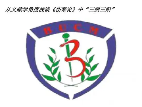 从文献学角度浅谈“三阴三阳”