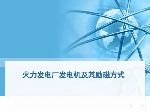 火力发电厂发动机及其励磁系统PPT课件