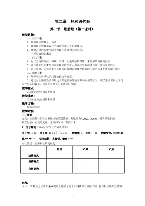 乙炔公开课