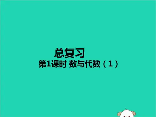 一年级数学上册总复习第1课时数与代数(1)作业课件北师大版