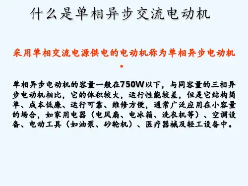 单相异步电动机(精选)