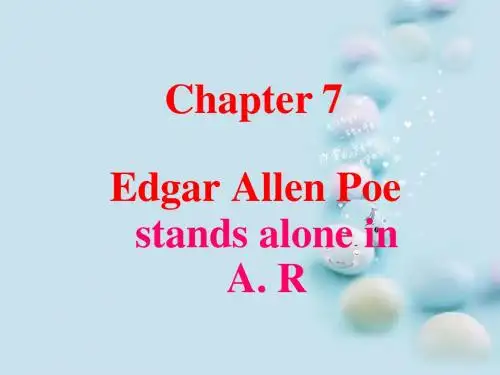 Chapter 7美国文学