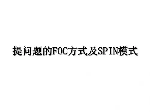 提问题FOC方式及SPIN模式