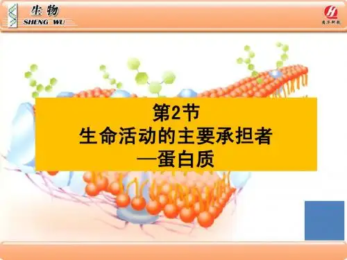 生物组《生命活动的主要承担者
