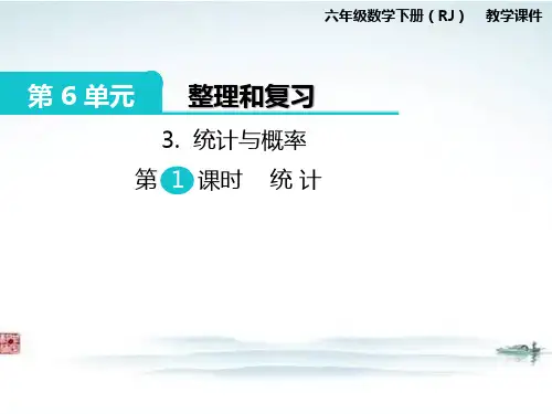 部编人教版六年级数学下册《第6单元整理和复习3统计与概率(全部)》精品公开课优质课件