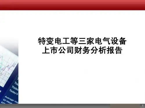 财务报表分析实例