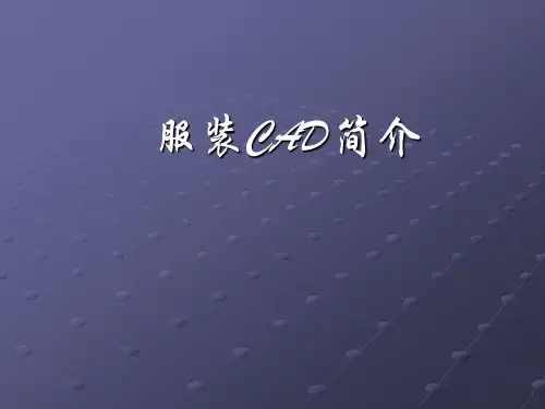 服装CAD简介(很实用)