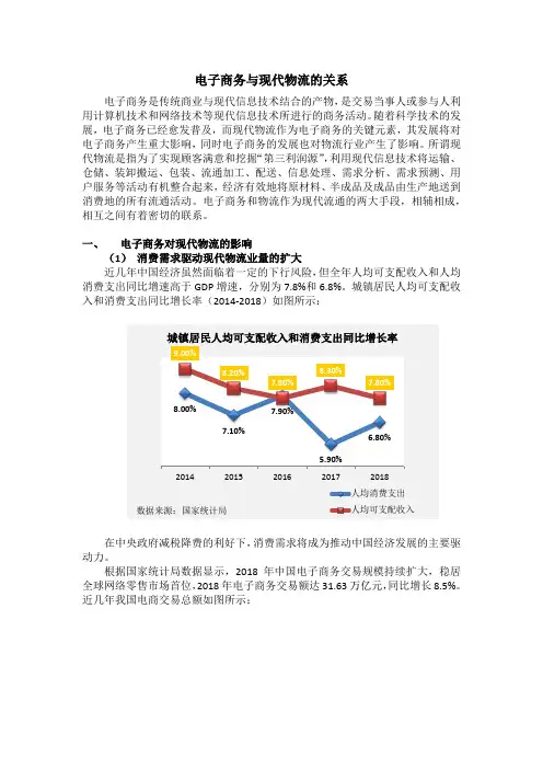 电子商务与现代物流的关系