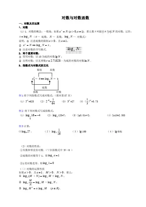 对数与对数函数