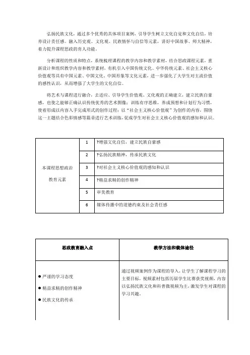 课程思政案例 3
