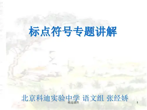 《标点符号使用》PPT课件