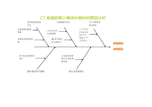 鱼骨图模板