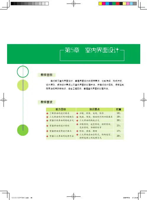 【大学课件】室内设计基础-第5章