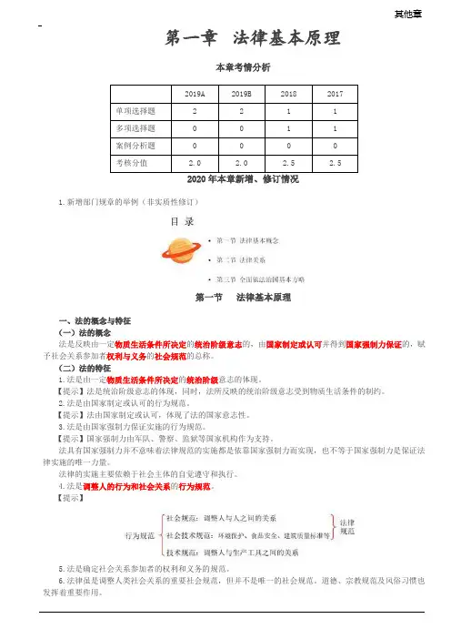 第03讲_法的概念与特征、法律渊源