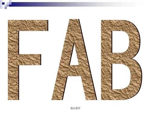 FAB销售话术最新版本