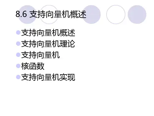 支持向量机